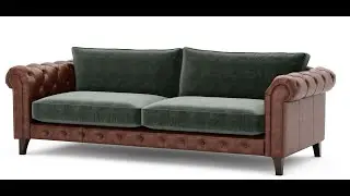 SpeedArt 3D modeling sofa