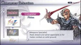 Dissidia Final Fantasy tutorial for the blind