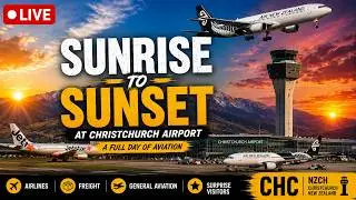 Sunrise to Sunset Christchurch Live Airport Stream