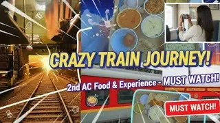 Saket Express Train Ayodhya To Mumbai 2nd Class AC Coach With Food 🍱☕