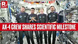 Axiom-4 Crew Held Briefing From ISS With Axiom Space Chief Scientist | NASA