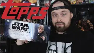 UNBOXING TOPPS STAR WARS 2018 MASTERWORK HOBBY BOX! MY FIRST BOX BREAK! 2 AUTOGRAPHS!