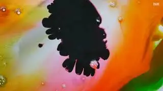 ink drops black and white screen after effect
