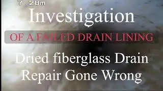 Cutting Out Failed Fibreglass Pipe Lining