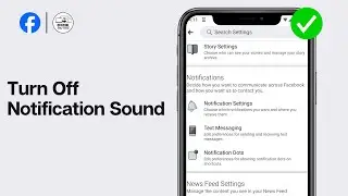 How To Turn Off Notification Sound on Facebook 2024