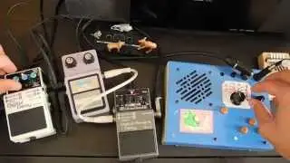Critter&Guitari Kaleidoloop, pedals and a Kalimba, soundscape series I 3/4