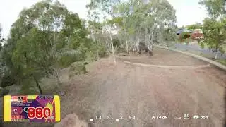 GNB LiHV 4S 15.2V 880mAh 160C speed forest cruise test Emax Babyhawk custom build DJI o3 FPV 3.5inch