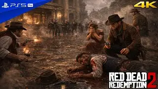 The Most Emotional Mission in RDR2 😭 | Banking, The Old American Art - RDR2 PS5 4K