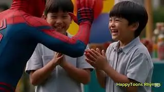 Spiderman swing Swing spiderman Hero of the town song for kids.#preschoolsongs #babysongs#kidssongs 