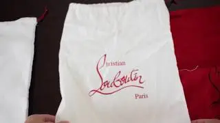 Christian Louboutin: FINALLY an explanation to why there are different dust bags!