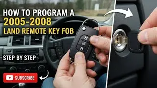 How T Program A 2005-2008 Landrover Remote Key Fob step By Step