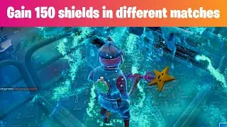 Fortnite วิธีทำ Gain 150 shields in different matches