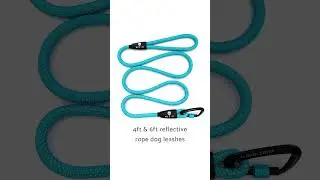 Reflective Rope Dog Leash For Night Walking Your Dog #dog #puppy
