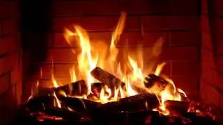 30 Minutes Cozy Fireplace Ambience 🔥| Relaxing Crackling Fire Sounds