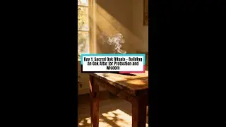 Day 1: Sacred Oak Rituals - Building an Oak Altar for Protection and Wisdom
