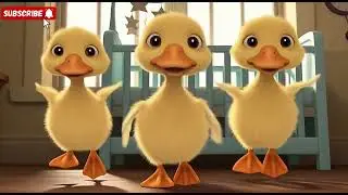 Five Little Ducks Sensory Swim | Colors Song for Babies 2025 | 3D Cartoon Kids Songs #5littleducks