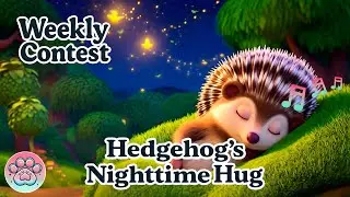 🦔 Hedgehog&rsquo;s Nighttime Hug 🌙 Cozy Lullaby | Fluffy Paws Competition 🐾✨