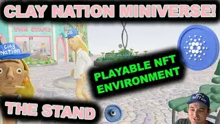 The Stand! Clay Nation's 1st Interactive Experience! Cardano NFT Metaverse BECOMING REAL! #cardano