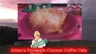 Pineapple Coconut Coffee Cake