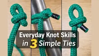 Everyday | Knot Skills | in 3 Simple Ties | #creativeknots #knottutorial #tutorial #knotskill #diy