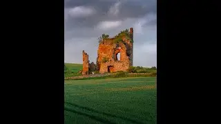 Torthorwald Castle 2021 Drone, Mavic Mini 2, Scotland