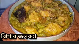 গরমের দুপুরে আদশ, অভিনব রেসিপি ঝিঙের জলবরা অল্প তেলে ঠাকুরমা দিদিমার রান্না।
