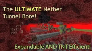 УНИВЕРСАЛЬНЫЙ расширяемый туннельный проход из незерита (Bedrock 1.21 +)