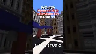 Subscribe for more videos! #minecraft #themepark #dc #dccomics #superman #rollercoaster #pov #ride