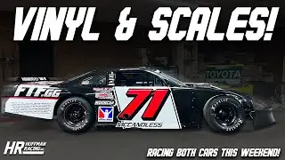 Wrapping our Limited Late Model and Preparing two cars for Hickory Motor Speedway! Race Shop VLOG!