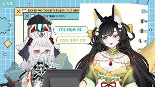 [TALKSHOW] SKYES T&Acirc;M SỰ VỀ QU&Aacute; TR&Igrave;NH VẼ MODEL VTUBER CHO M&Acirc;Y  - ft @MeyVtuber
