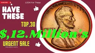 Top 30 ULTRA RARE Circulation Coins worth A LOT of MONEY! Coins worth money!