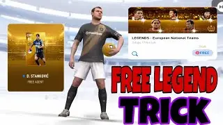 TRICK TO GET A FREE LEGENDS FROM EUROPEAN NATIONAL TEAMS  IN PES 2020 MOBILE | MUST TRY OUT ONCE