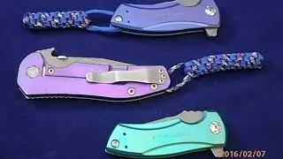 ZT0900 and ZT0620CF custom anodized by Jeff Perkins of JDcutlery.com.