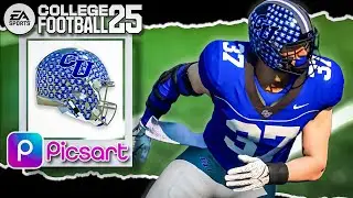HOW TO CREATE CUSTOMIZE HELMET STICKERS ON COLLEGE FOOTBALL 25 !! (FOR MOBILE PHONES)