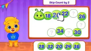 Skip Counting by 2 | Number Puzzle Game for Kids