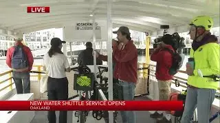 Oakland-Alameda free water shuttle opens