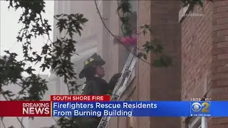 Firefighter, 3 Residents Rushed To Hospital After South Shore Fire