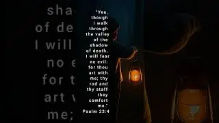Psalm 23:4 #inspiration #bibleinspired #motivation #jesuslovesyou #viral #godbewithus