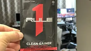 Rule 1 Clean Gainer First Impression and Review High Protein Lean Gainer 3:1 carb to protein