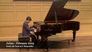 Julian - 2025 February Recital
