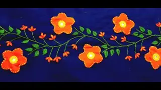 এপ্লিকের নতুন ডিজাইন কামিজের জন্য|| New Applique For Kameez / Saree /Orna || এপ্লিক করার নিয়ম
