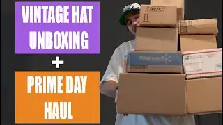 Набор из 7 винтажных бейсболок с логотипом + Распаковка Prime Day