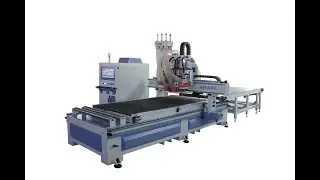Jinan Quick Fulltek CNC panel cutting machine cnc router K4 with auto unload table