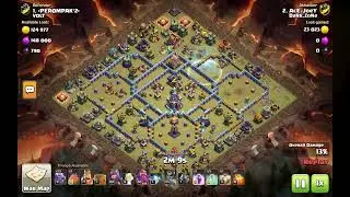 TH14 vs MAXED TH15! RC Charge + Revive Spell = EASY TRIPLE ⭐ | Clan War OP Attack