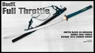United Black Ao-Doragon Forged Katana 1045 Carbon Sword