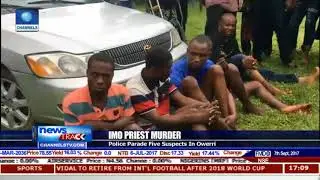 Imo Priest Murder: Police Parade Five Suspects In Owerri