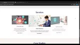 🌟 Company Website Clone &ndash; Services & Case Studies Components Completed!