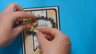 Spellbinders Elegant Friends Card