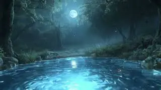 Join Feyre at The Starlight Pool, Enchanted Forest Ambience | ACOTAR Fantasy Reading Ambience