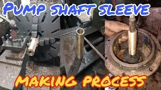 Pump shaft sleeve manufacturing and installation process #sleeves #manufacturing #making #technology